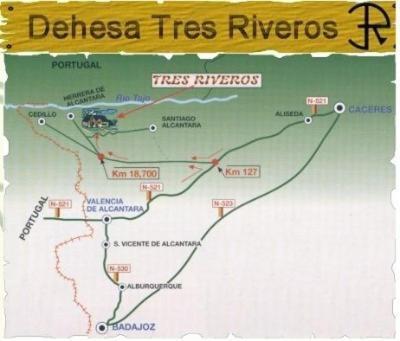Finca Dehesa Tres Riveros Herrera de Alcántara Exterior photo
